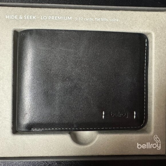 Belloy Hide & Seek - Lo Premium Leather Wallet - Picture 1 of 3
